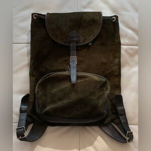 Vintage Suede Backpack